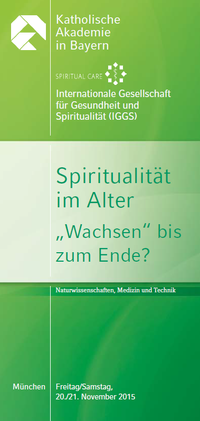 Flyer Spiritualität im Alter 2015