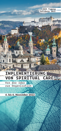 Flyer implementierung von Spiritual Care 2022